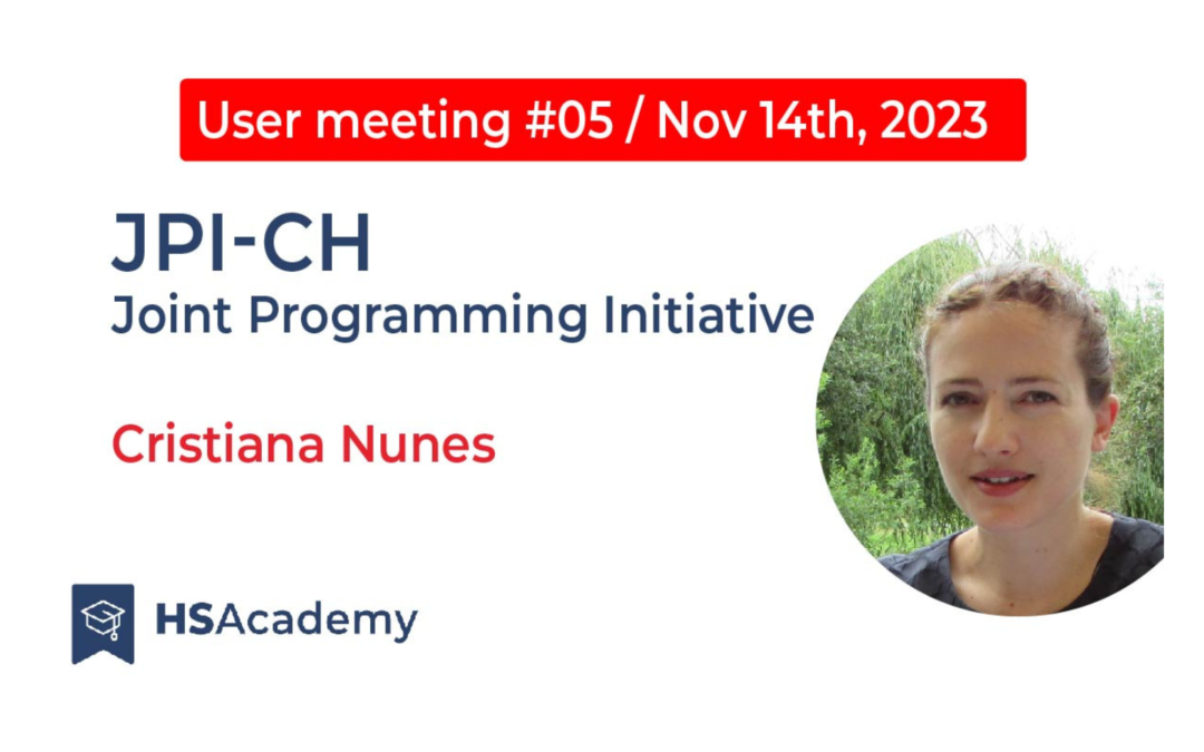 HS Academy & JPI-CH Webinar | November 14, 2023
