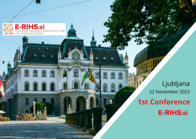 E-RIHS.si | 1st Slovenian Node Conference