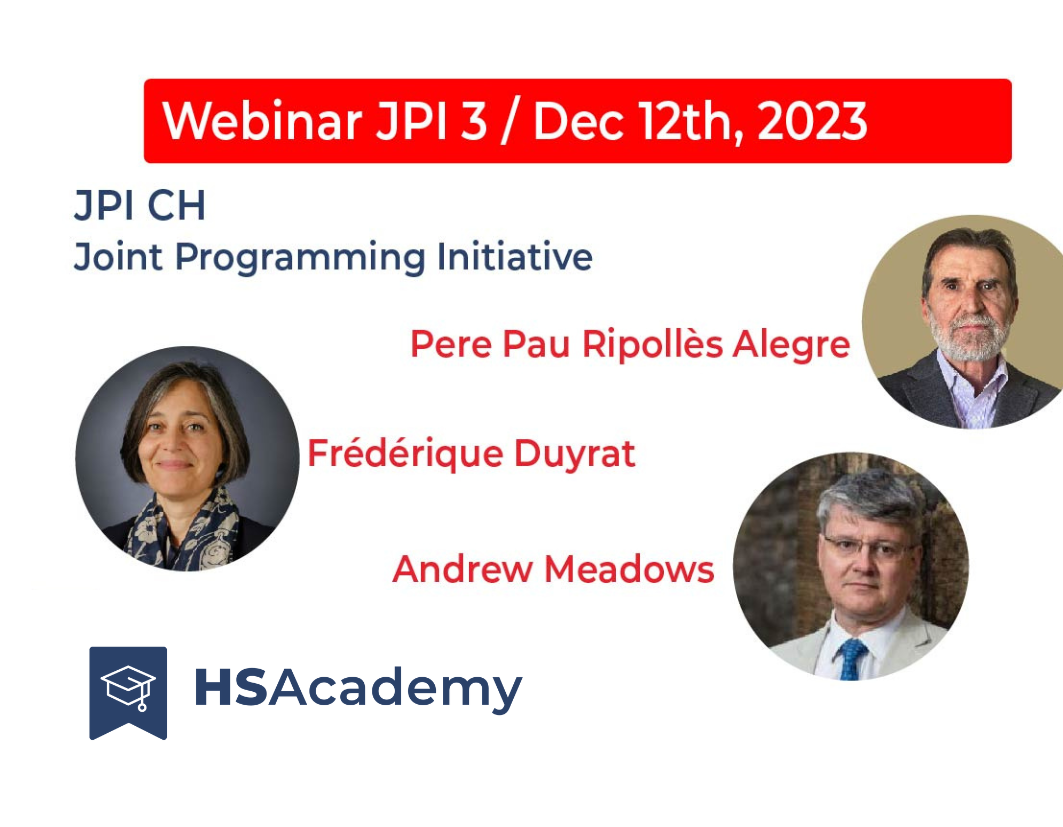 3 Webinar JPI - CH & E-RIHS