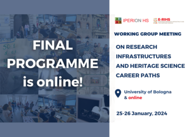 Working Group meeting | Bologna, January 25-26