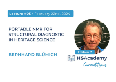 CTinHS – 05 | Portable NMR for structural diagnostic in heritage science