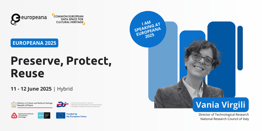E-RIHS will participate in the Europeana 2025 – Preserve, Protect, Reuse conference.