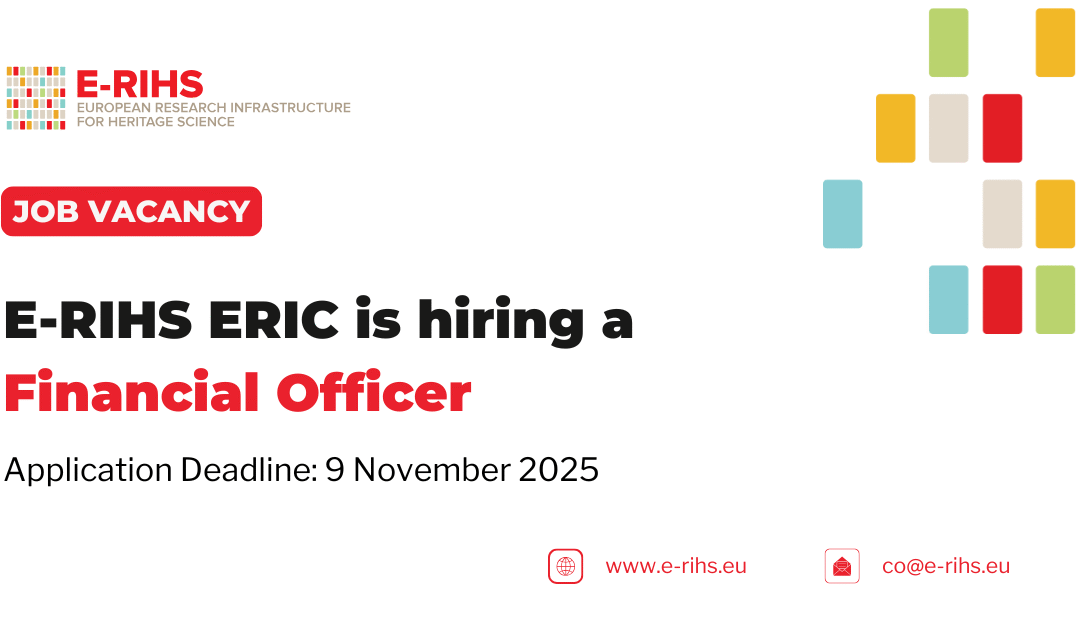 E-RIHS ERIC Opens Vacancy for Financial Officer at the Central Hub in Florence | Deadline: 9 November 2025