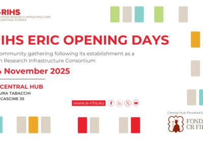 E-RIHS ERIC Opening Days. Florence, 12-14 November 2025