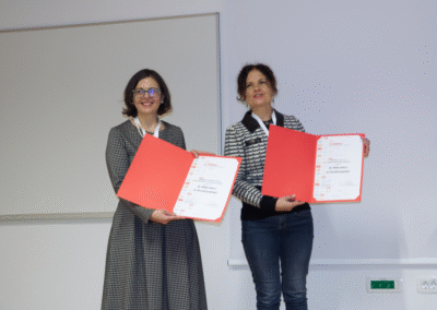 The Slovenian Node of E-RIHS ERIC awards the Director General of E-RIHS ERIC, and the Head of the E-RIHS ERIC National Node Committee