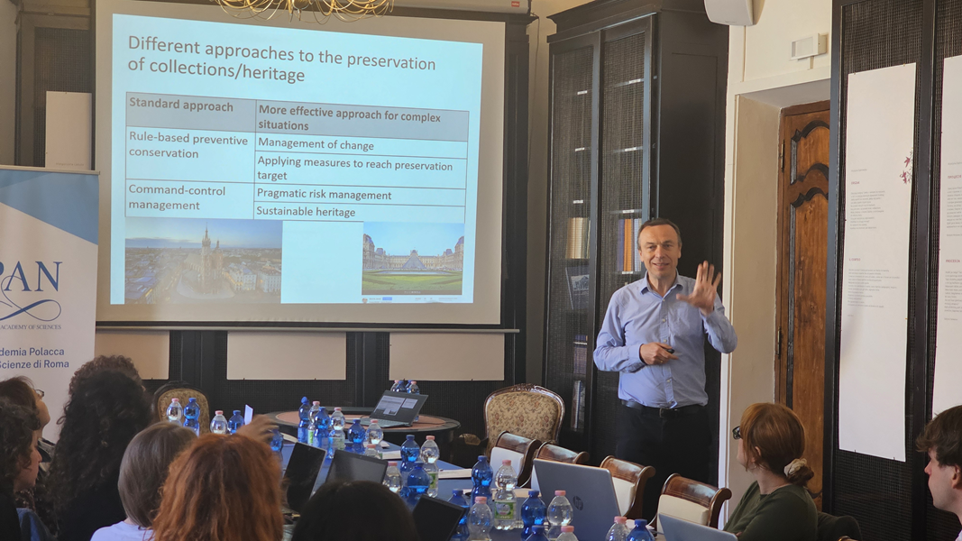 HERIe workshop: Different approaches to the preservation of collections/heritage | Polish Academy of Sciences Scientific Centre | Rome
