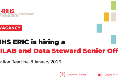 Vacancy on DIGILAB and Data Steward Senior Officer at the E-RIHS Central Hub | Deadline: 8 January 2026