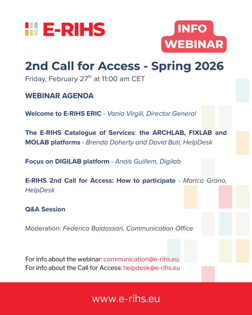 E_RIHS Info Webinar Agenda