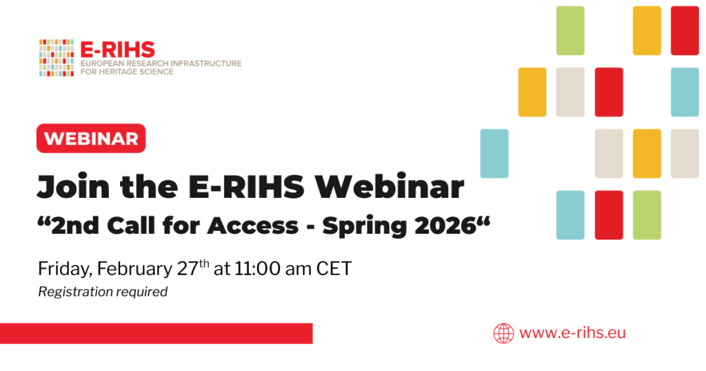 E-RIHS ERIC webinar flyer