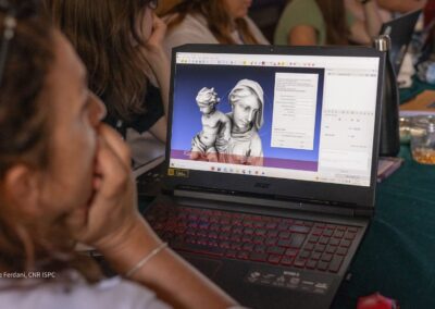 E-RIHS.it's Digital Heritage Camp: 3D survey training at Sermoneta Castle and the Garden of Ninfa, 2024 | © Daniele Ferdani, CNR ISPC