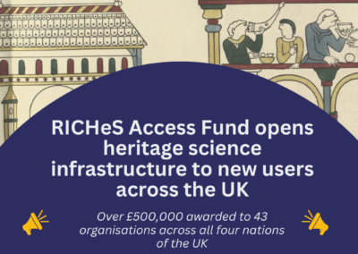 RICHeS Access Fund opens heritage science infrastructure to new users across the UK